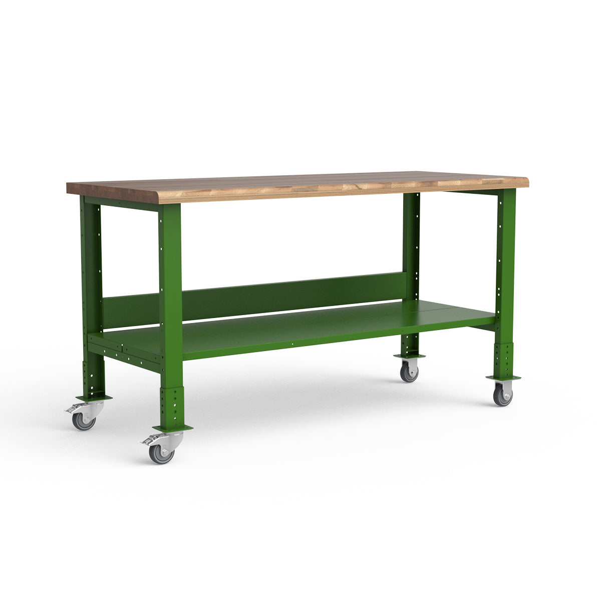 Mobile Workbench - 72"W x 30"D x 34 7/8"H - Laminated Wood Top