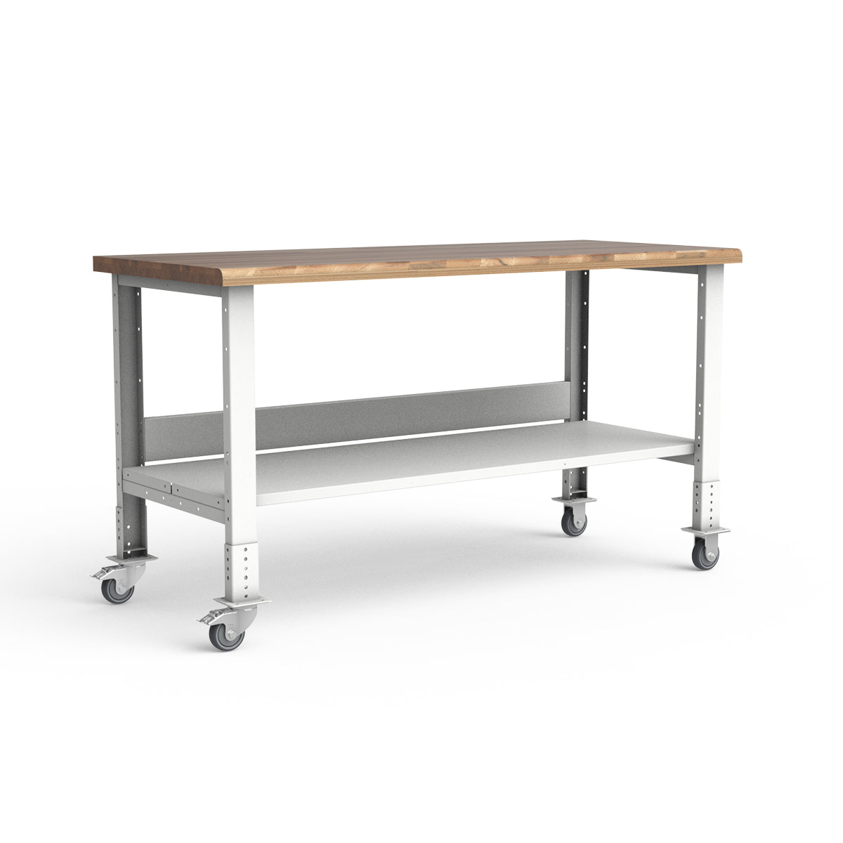 Mobile Workbench - 72"W x 30"D x 34 7/8"H - Laminated Wood Top