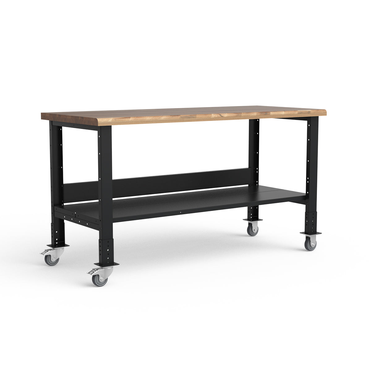 Mobile Workbench - 72"W x 30"D x 34 7/8"H - Laminated Wood Top