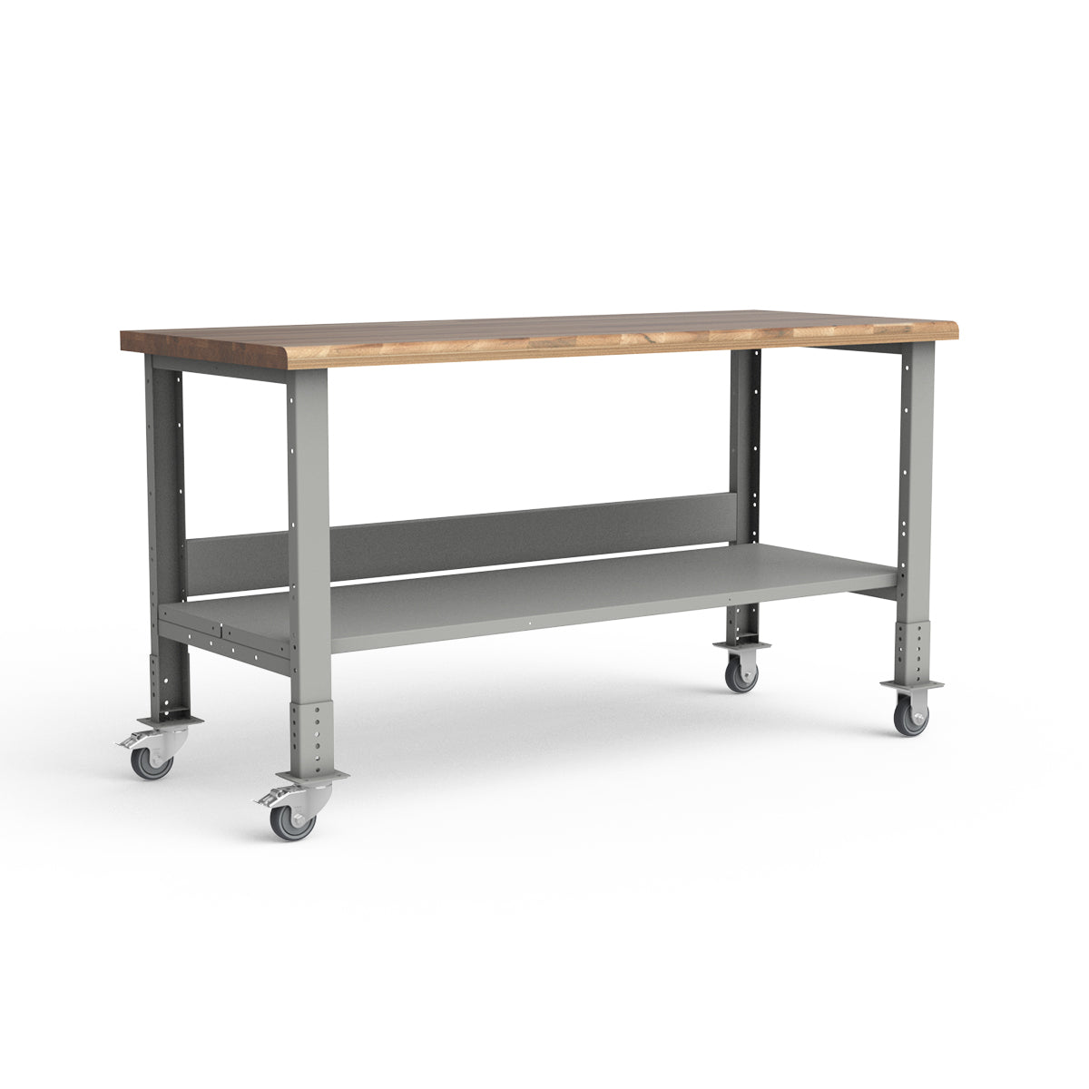 Mobile Workbench - 72"W x 30"D x 34 7/8"H - Laminated Wood Top