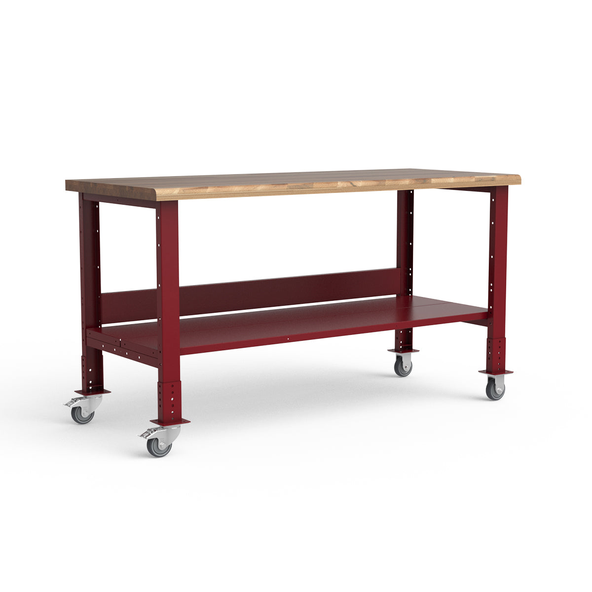 Mobile Workbench - 72"W x 30"D x 34 7/8"H - Laminated Wood Top