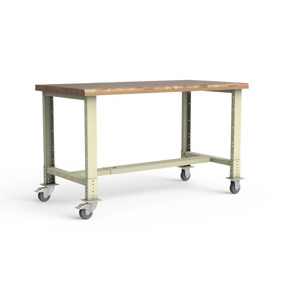 Mobile Workbench - 60"W x 30"D x 34 7/8"H - Laminated Wood Top