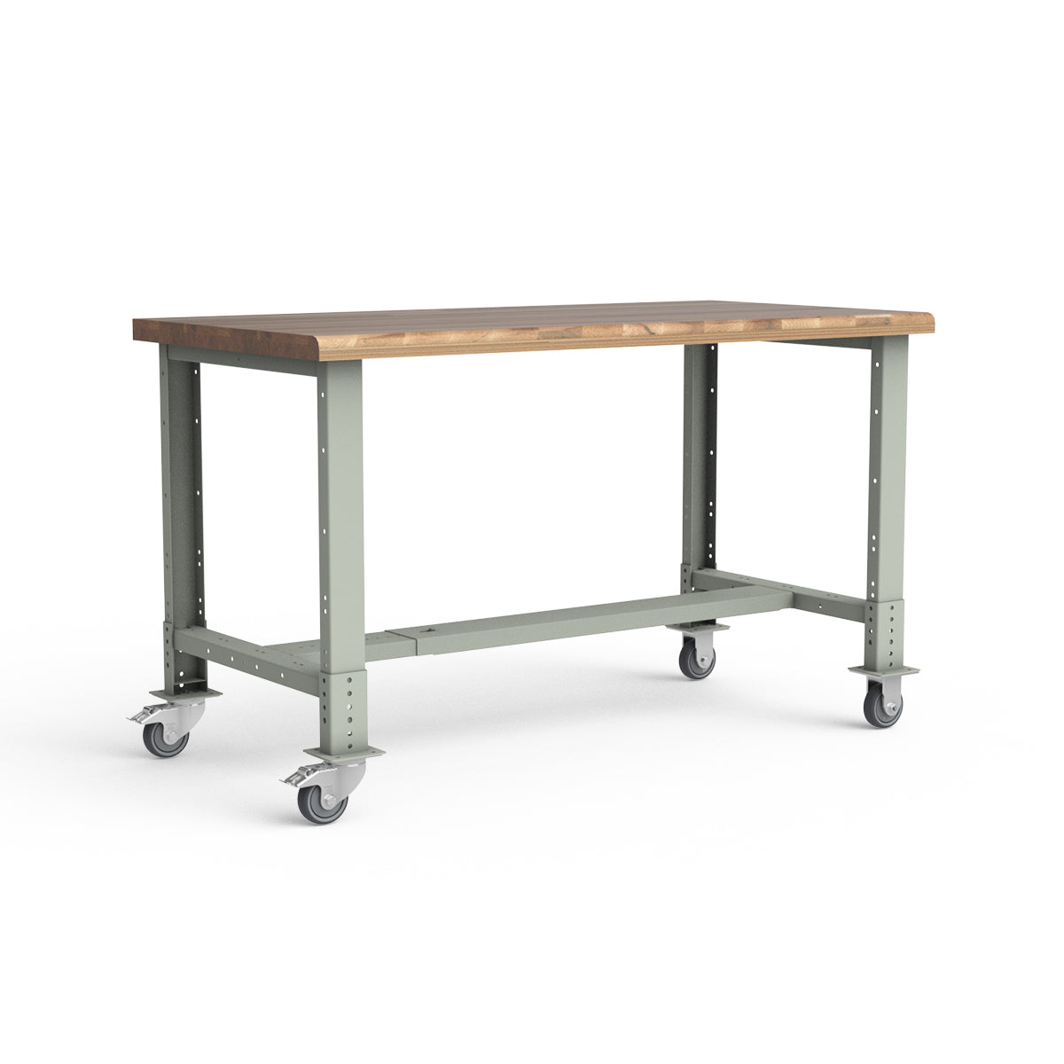 Mobile Workbench - 60"W x 30"D x 34 7/8"H - Laminated Wood Top