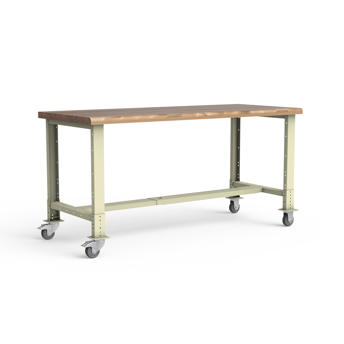 Mobile Workbench - 72"W x 30"D x 34 7/8"H - Laminated Wood Top