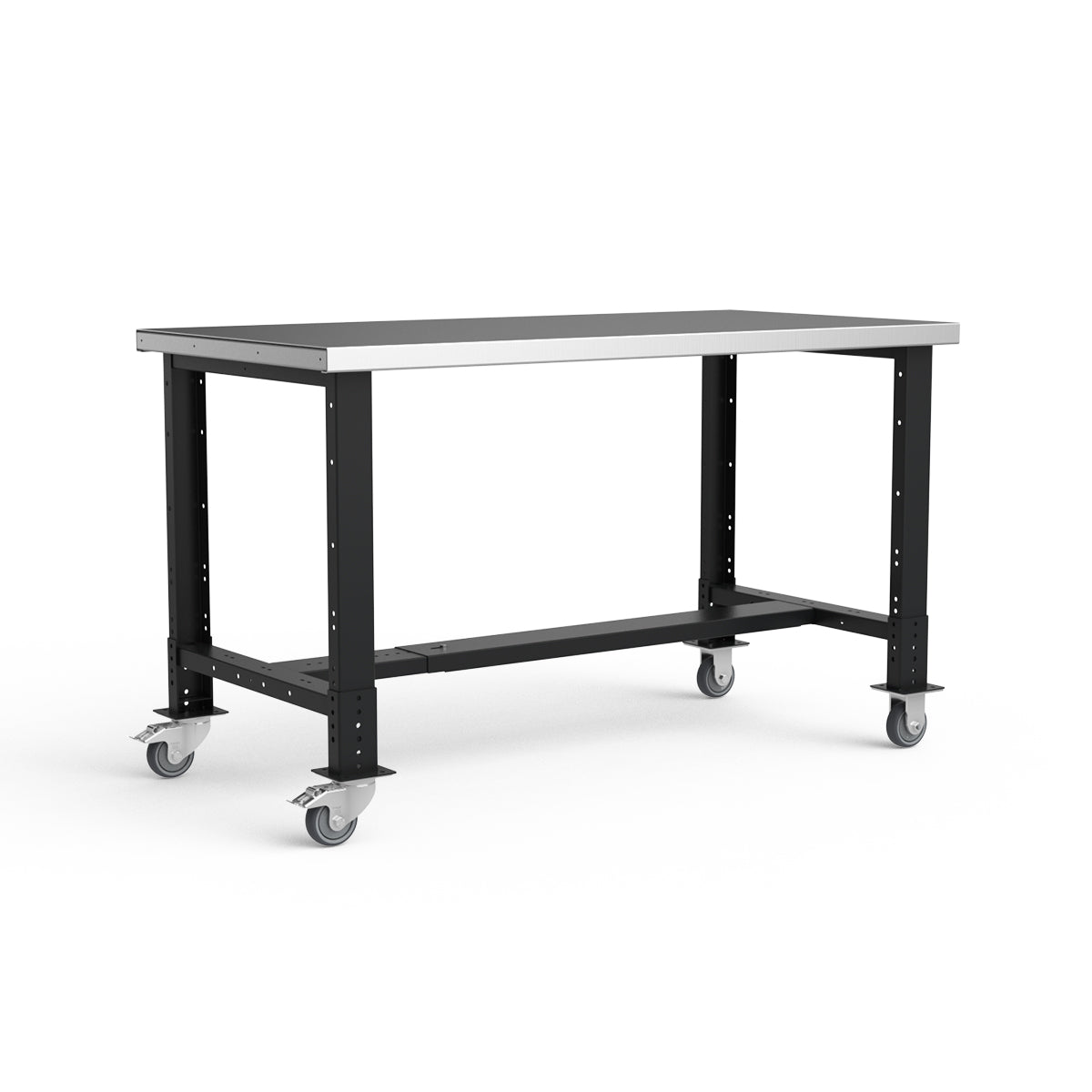 Mobile Workbench - 60"W x 30"D x 34 7/8"H - Stainless Steel Top