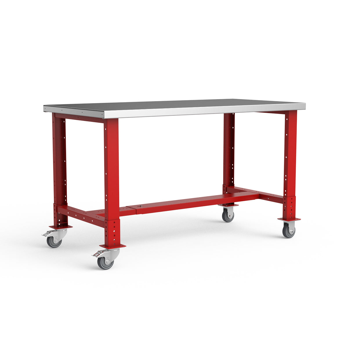 Mobile Workbench - 60"W x 30"D x 34 7/8"H - Stainless Steel Top