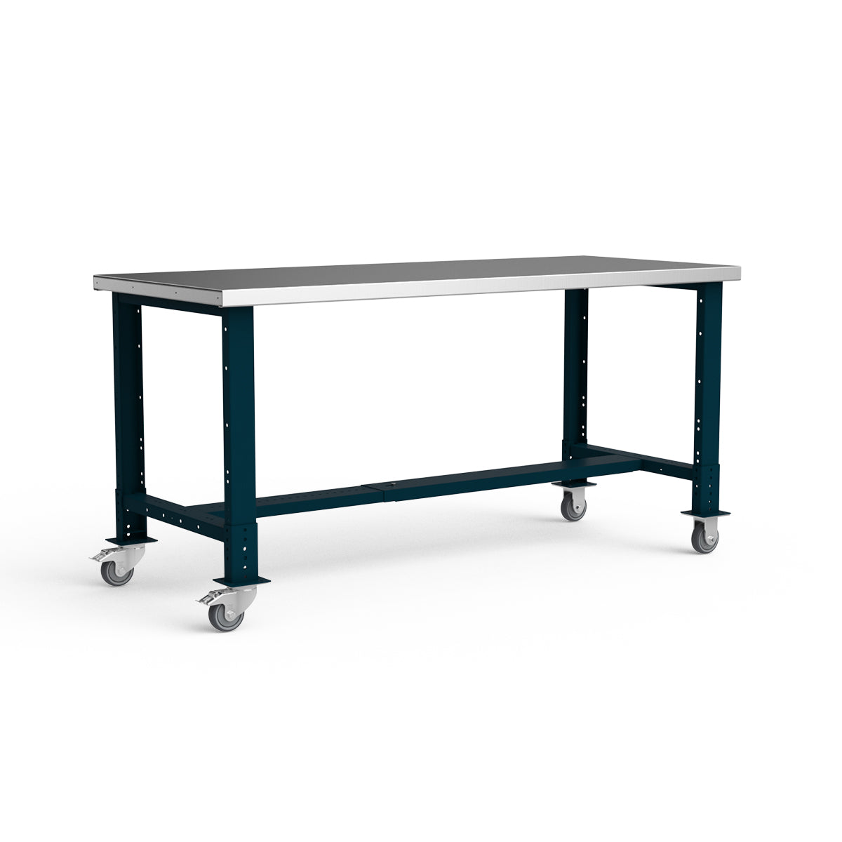 Mobile Workbench - 72"W x 30"D x 34 7/8"H - Stainless Steel Top