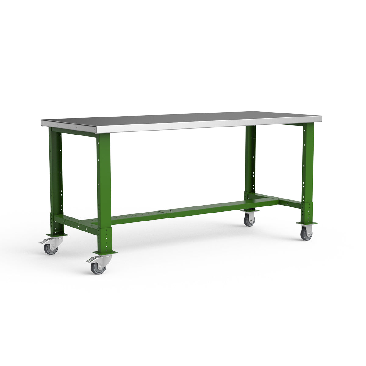 Mobile Workbench - 72"W x 30"D x 34 7/8"H - Stainless Steel Top