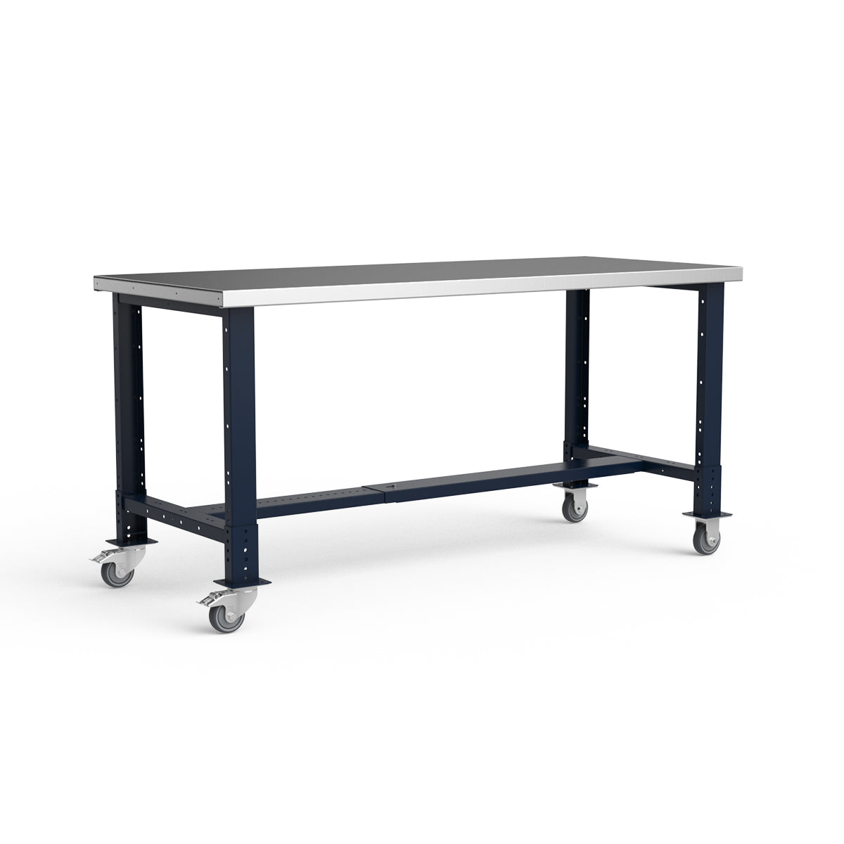 Mobile Workbench - 72"W x 30"D x 34 7/8"H - Stainless Steel Top