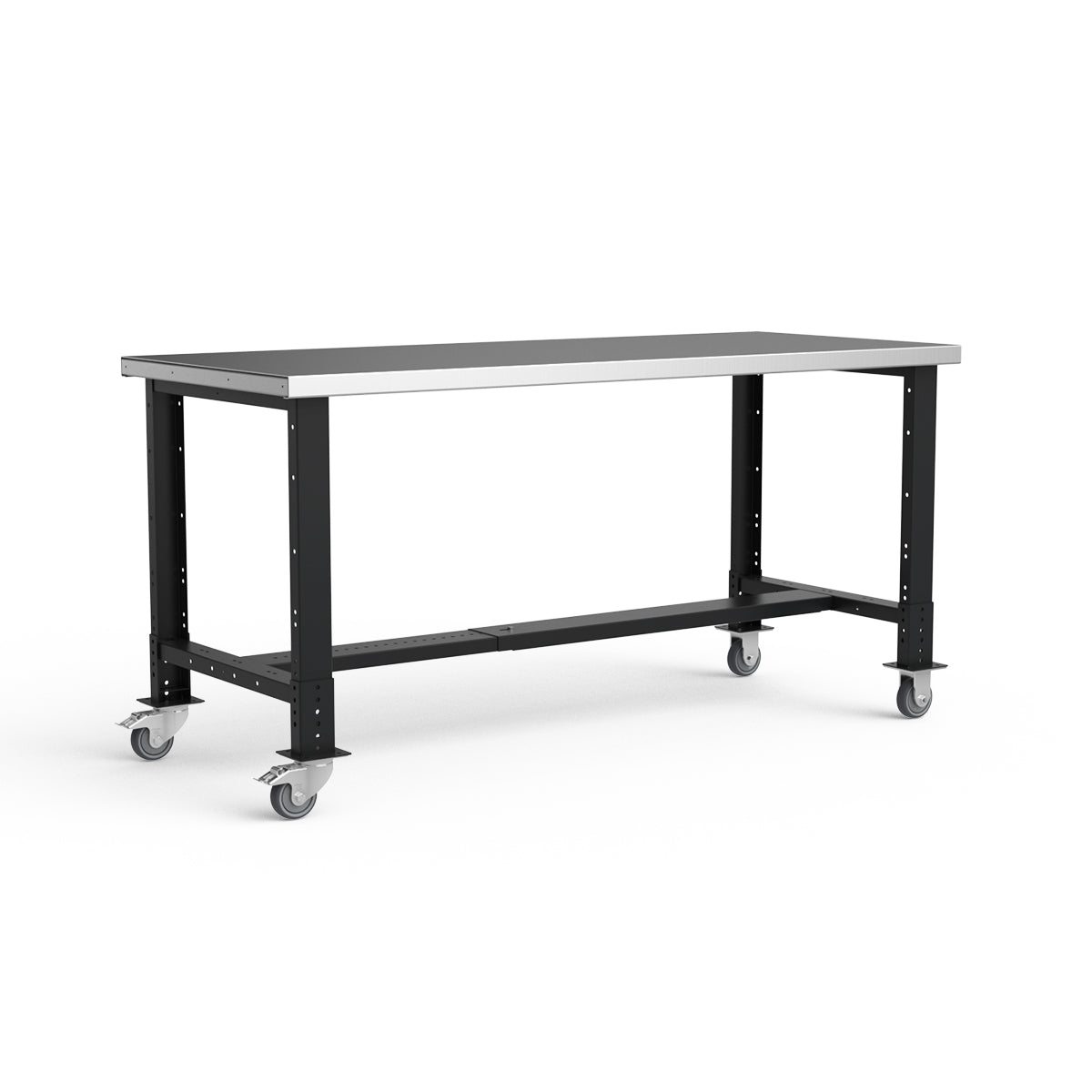 Mobile Workbench - 72"W x 30"D x 34 7/8"H - Stainless Steel Top