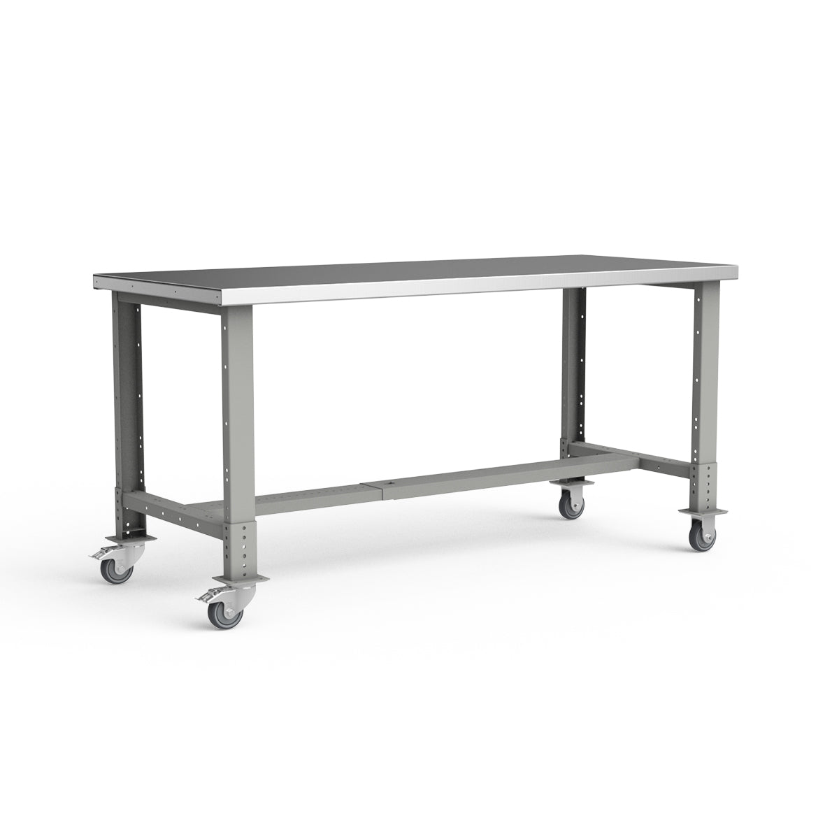Mobile Workbench - 72"W x 30"D x 34 7/8"H - Stainless Steel Top