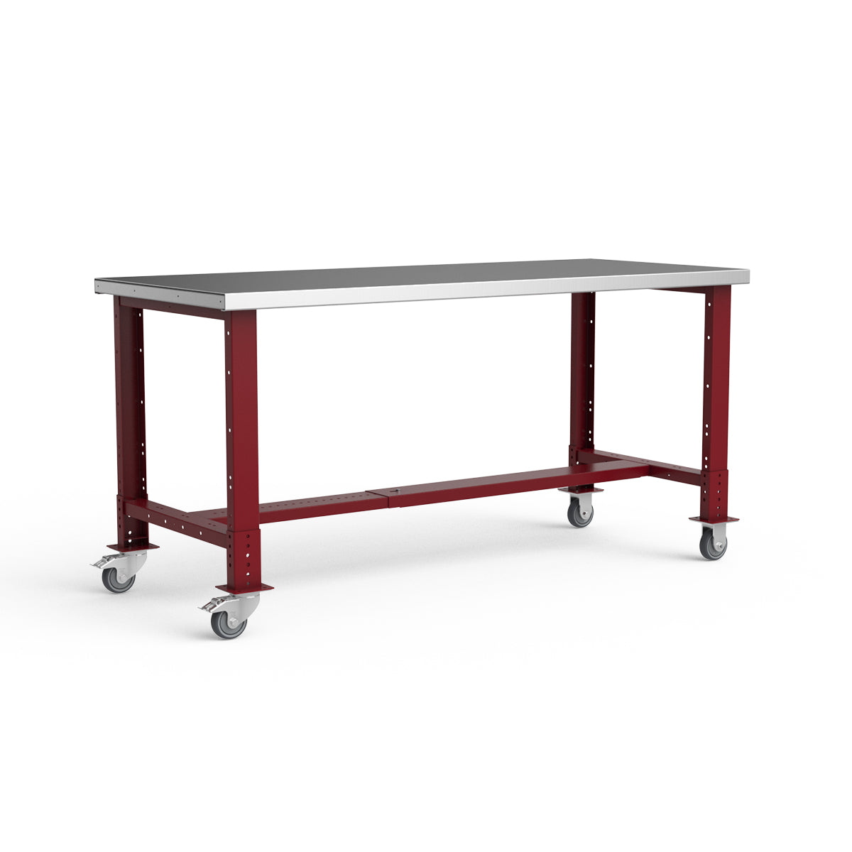 Mobile Workbench - 72"W x 30"D x 34 7/8"H - Stainless Steel Top